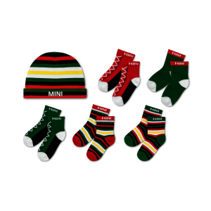 MINI Gyerek Sapka Zokni 6-9 Hó